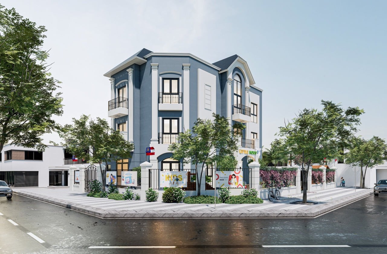 thi công trường mầm non, Công ty An Thiên, thi công trường mầm non Little house, trường mầm non Little house, trường mầm non Little House quận 9, Thiết kế trường mầm non, khu đô thị Vinhome, xây dựng trường mầm non, trường mầm non đạt chuẩn montensisso, chuẩn montensisso & Steam