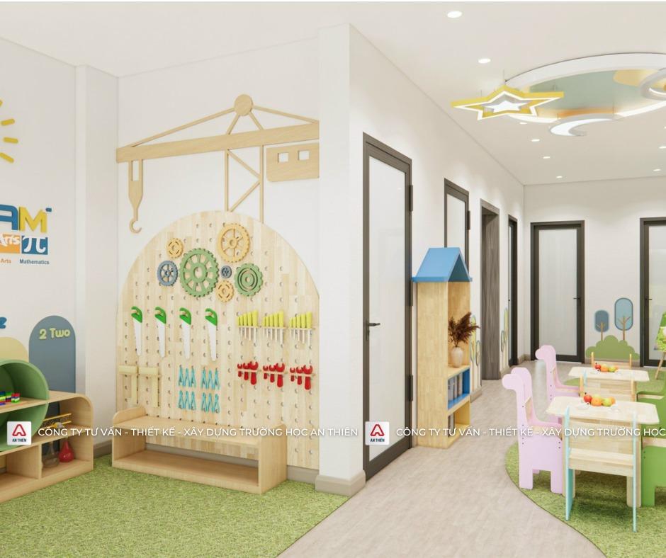 Thiết kế trường mầm non đẹp, Tiêu chuẩn thiết kế trường mầm non đẹp, Trường mầm non
