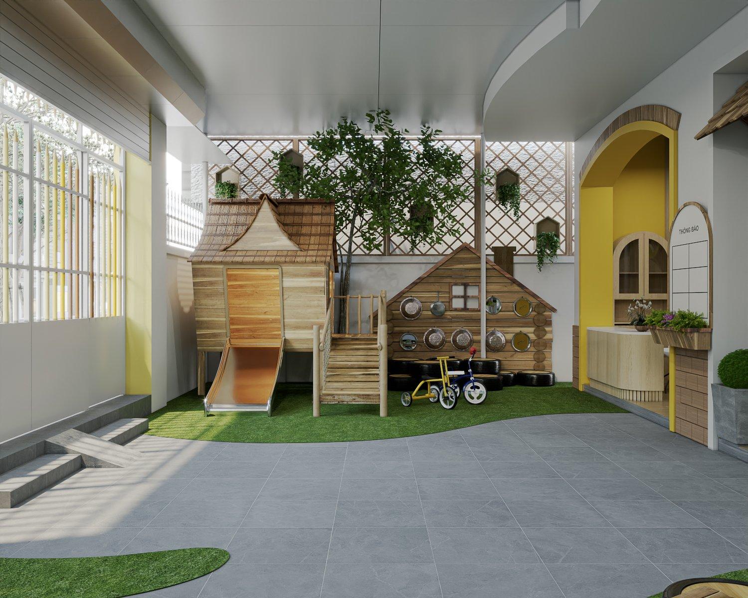 thiết kế trường mầm non montessori, thiết kế trường mầm non, thiết kế trường mầm non tư thục nhỏ, thiết kế trường mầm non đẹp, thiết kế trường mẫu giáo, thiết kế trường mầm non quốc tế, Công ty an thiên