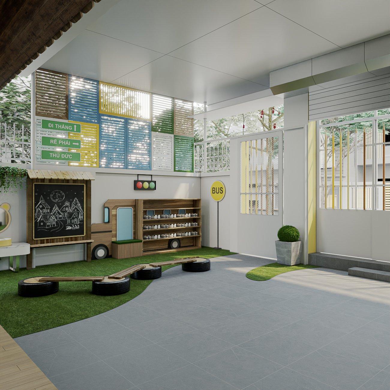 thiết kế trường mầm non montessori, thiết kế trường mầm non, thiết kế trường mầm non tư thục nhỏ, thiết kế trường mầm non đẹp, thiết kế trường mẫu giáo, thiết kế trường mầm non quốc tế, Công ty an thiên