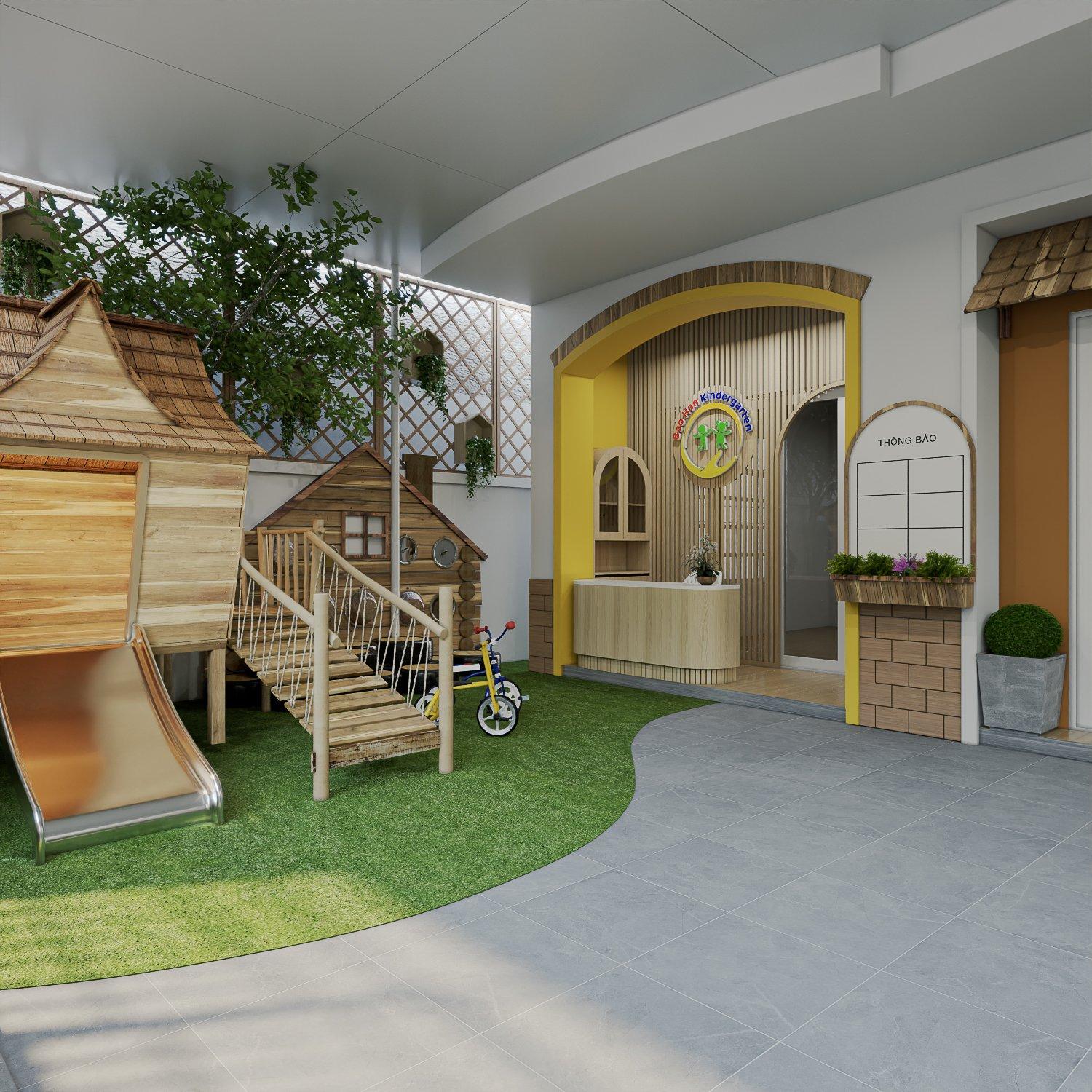 thiết kế trường mầm non montessori, thiết kế trường mầm non, thiết kế trường mầm non tư thục nhỏ, thiết kế trường mầm non đẹp, thiết kế trường mẫu giáo, thiết kế trường mầm non quốc tế, Công ty an thiên